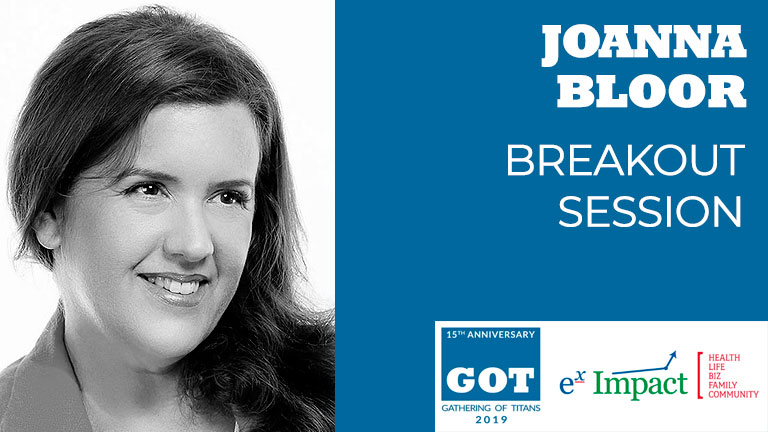 JOANNA BLOOR BREAKOUT SESSION